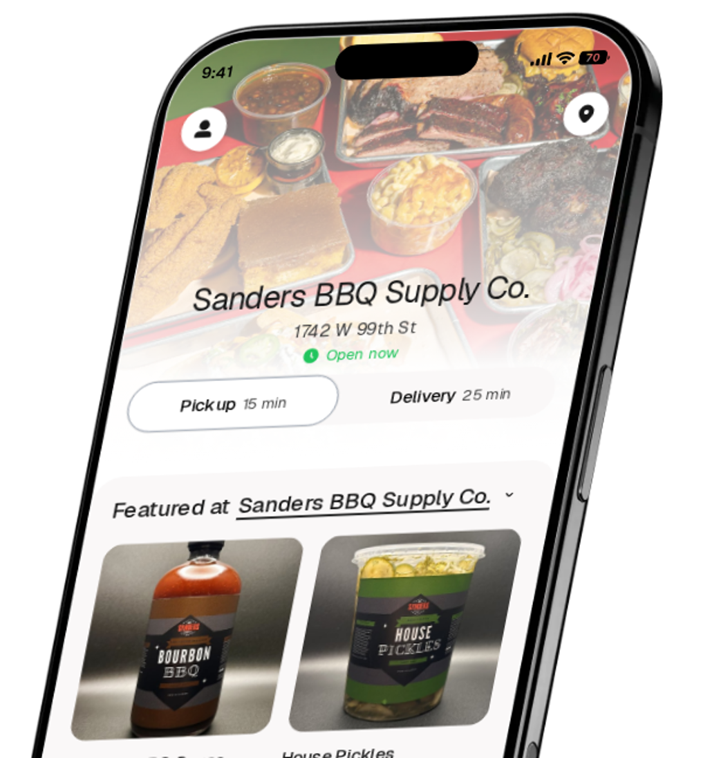 Sanders BBQ Supply Co. app preview